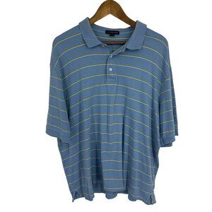 Lands' End Short Sleeve Polo Shirt Men's Size XL